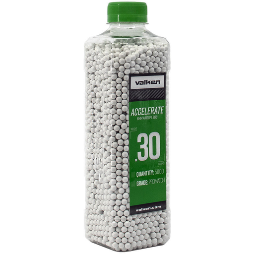 Valken Accelerate ProMatch 0.30g 5,000ct Airsoft BBs - Airsoft Promo