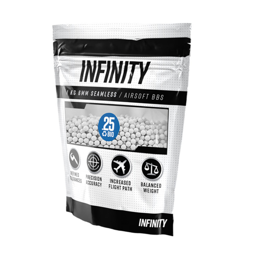 Infinity 0.25g 4,000ct Biodegradable Airsoft BBs (1kg) - Airsoft Promo