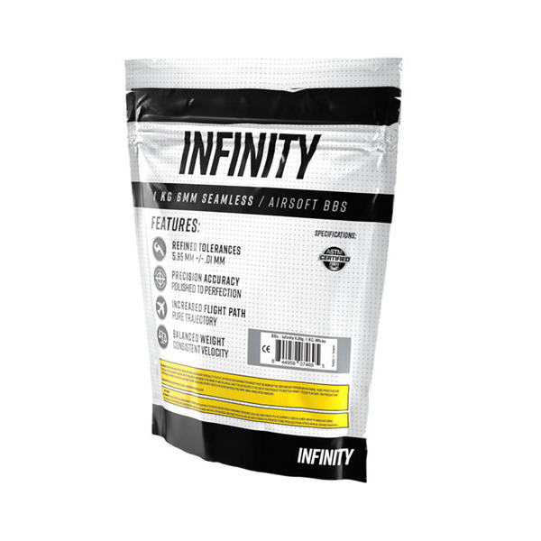 Infinity 0.30g 3,300ct Airsoft BBs (1kg) - Airsoft Promo