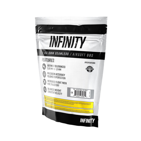 Infinity 0.28g 3,500ct Airsoft BBs (1kg) - Airsoft Promo