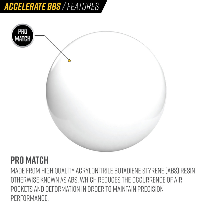 Valken Accelerate ProMatch 0.20g 2,500ct Airsoft BBs - Airsoft Promo